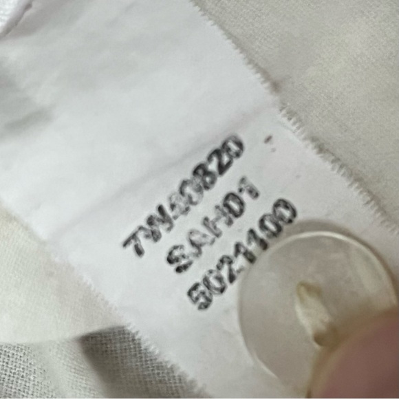 Lucky Brand Vtg Y2k Swiss Dot Crochet Blouse Boho Peasent Ethereal Beach Coastal - Picture 6 of 11